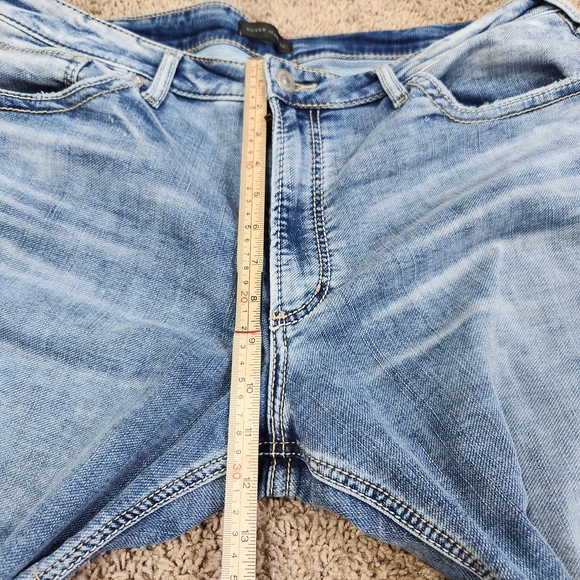 Men's Silver Jeans Light Blue Straight Jeans W40 L32 NWOT - Picture 2 of 11